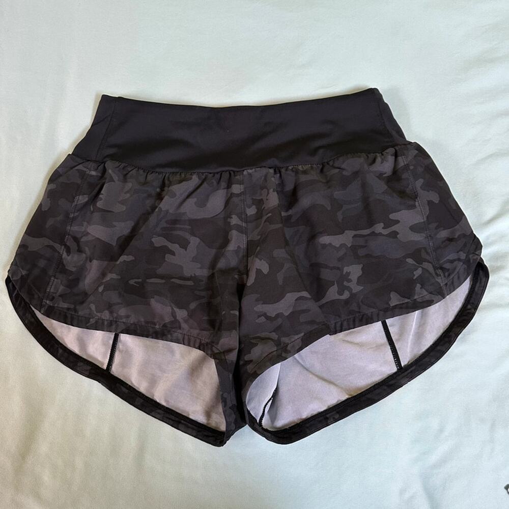 The gym people woman’s high waist quick dry running shorts